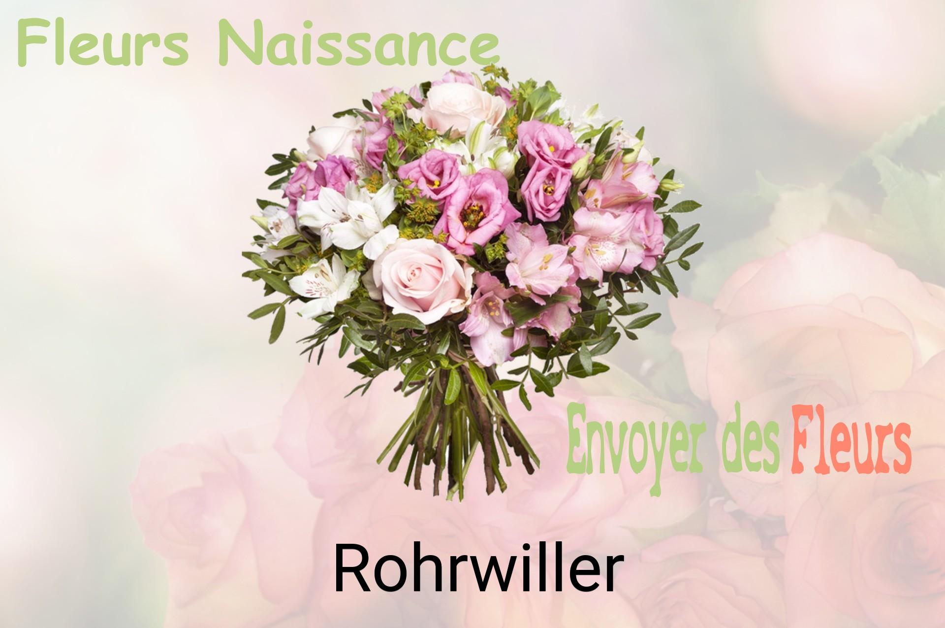 Bouquet de fleurs de naissance livré à Rohrwiller
